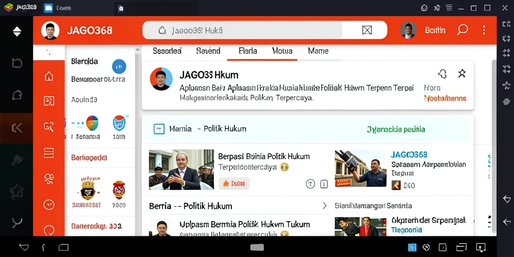 Tampilan antarmuka JAGO368 yang bersih dan informatif.